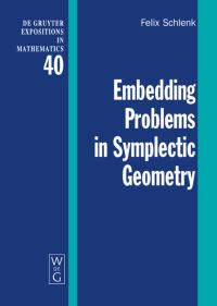 Book Cover for Embedding Problems in Symplectic Geometry by Felix Schlenk
