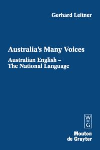 Book Cover for Australia's Many Voices by Gerhard Leitner