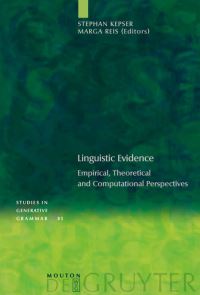 Book Cover for Linguistic Evidence by Stephan Kepser, Marga Reis