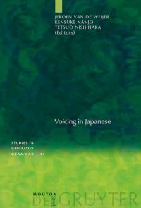 Book Cover for Voicing in Japanese by Jeroen van de Weijer, Kensuke Nanjo, Tetsuo Nishihara