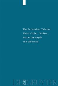 Book Cover for Tractates Sotah and Nedarim by Heinrich W Guggenheimer