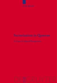 Book Cover for Sectarianism in Qumran by Eyal Regev