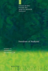 Book Cover for Freedom of Analysis? by Sylvia Blaho, Patrik Bye, Martin Krämer