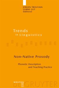 Book Cover for Non-Native Prosody by Jürgen Trouvain, Ulrike Gut