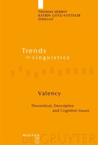 Book Cover for Valency by Thomas Herbst, Katrin GötzVotteler