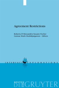 Book Cover for Agreement Restrictions by Roberta DAlessandro, Susann Fischer, Gunnar Hrafn Hrafnbjargarson