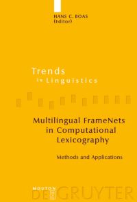 Book Cover for Multilingual FrameNets in Computational Lexicography by Hans Christian Boas