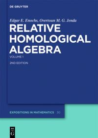 Book Cover for Relative Homological Algebra by Edgar E Enochs, Overtoun M G Jenda