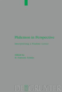 Book Cover for Philemon in Perspective by D Francois Tolmie