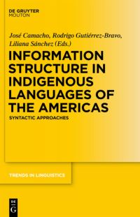 Book Cover for Information Structure in Indigenous Languages of the Americas by José Camacho, Rodrigo GutiérrezBravo, Liliana Sánchez