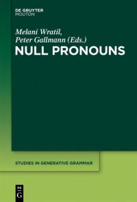 Book Cover for Null Pronouns by Melani Wratil, Peter Gallmann