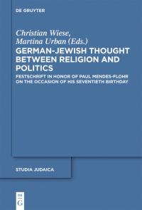 Book Cover for German-Jewish Thought Between Religion and Politics by Christian Wiese, Martina Urban