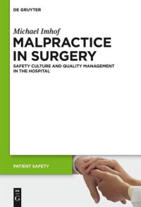 Book Cover for Malpractice in Surgery by Michael Imhof