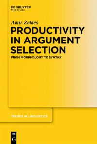 Book Cover for Productivity in Argument Selection by Amir Zeldes
