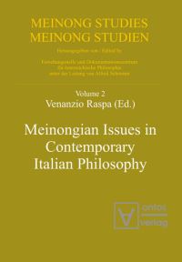 Book Cover for Meinongian Issues in Contemporary Italian Philosophy by Venanzio Raspa