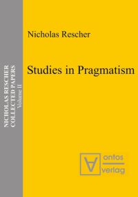 Book Cover for Studies in Pragmatism by Nicholas Rescher