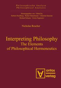 Book Cover for Interpreting Philosophy by Nicholas Rescher