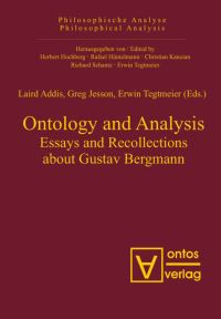 Book Cover for Ontology and Analysis by Laird Addis, Greg Jesson, Erwin Tegtmeier