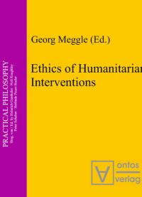 Book Cover for Ethics of Humanitarian Interventions by Georg Meggle