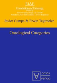 Book Cover for Ontological Categories by Javier Cumpa, Erwin Tegtmeier