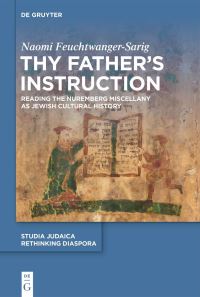 Book Cover for Thy Father's Instruction by Naomi FeuchtwangerSarig