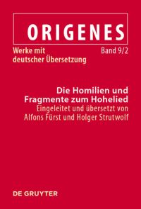 Book Cover for Die Homilien Und Fragmente Zum Hohelied by Origen
