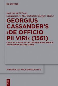 Book Cover for Georgius Cassander's 'De Officio Pii Viri' (1561) by Rob van de Schoor, Guillaume H M Posthumus Meyjes