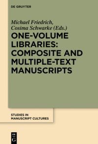 Book Cover for One-Volume Libraries by Michael Friedrich, Cosima Schwarke