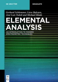 Book Cover for Elemental Analysis by Gerhard Schlemmer, Lieve Balcaen, José Luis Todolí, Michael W Hinds