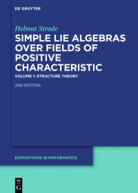 Book Cover for Simple Lie Algebras Over Fields of Positive Characteristic. Volume I Structure Theory by Helmut Strade