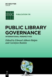 Book Cover for Public Library Governance by Edward AbbottHalpin, Carolynn Rankin