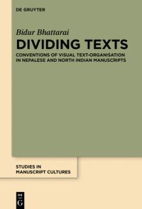 Book Cover for Dividing Texts by Bidur Bhattarai