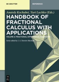 Book Cover for Fractional Differential Equations by Anatoly Kochubei, Yuri Luchko