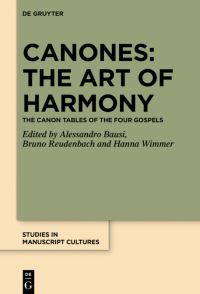 Book Cover for Canones: The Art of Harmony by Alessandro Bausi, Bruno Reudenbach, Hanna Wimmer