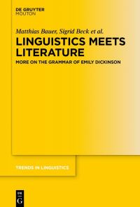 Book Cover for Linguistics Meets Literature by Matthias Bauer, Sigrid Beck, Saskia Brockmann, Susanne Riecker, Angelika Zirker, Nadine Bade