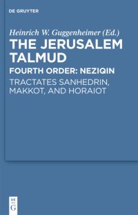 Book Cover for Tractates Sanhedrin, Makkot, and Horaiot by Heinrich W Guggenheimer
