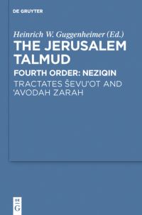 Book Cover for Tractates Sevu'ot and 'Avodah Zarah by Heinrich W Guggenheimer