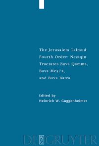 Book Cover for Tractates Bava Qamma, Bava Mesi'a, and Bava Batra by Heinrich W Guggenheimer