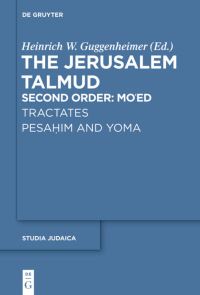 Book Cover for Tractates Pesahim and Yoma by Heinrich W Guggenheimer