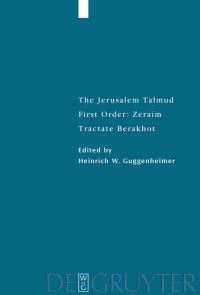 Book Cover for Tractate Berakhot by Heinrich W Guggenheimer