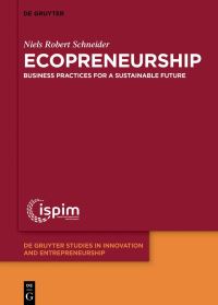 Book Cover for Ecopreneurship by Niels Schneider