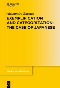 Book Cover for Exemplification and Categorization by Alessandra Barotto