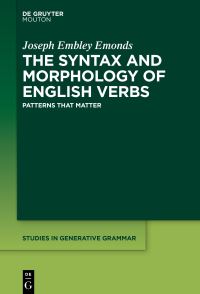Book Cover for The Syntax and Morphology of English Verbs by Joseph E Emonds