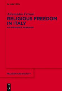 Book Cover for Religious Freedom in Italy by Alessandro Ferrari