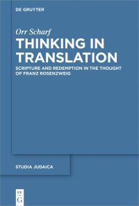 Book Cover for Thinking in Translation by Orr Scharf