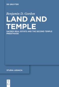 Book Cover for Land and Temple by Benjamin D Gordon