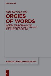 Book Cover for Orgies of Words by Filip Doroszewski