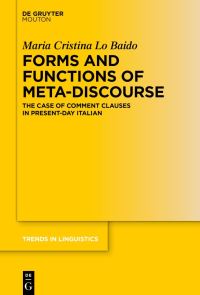 Book Cover for Forms and Functions of Meta-Discourse by Maria Cristina Lo Baido