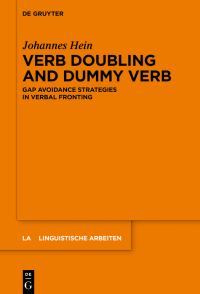 Book Cover for Verb Doubling and Dummy Verb by Johannes Hein