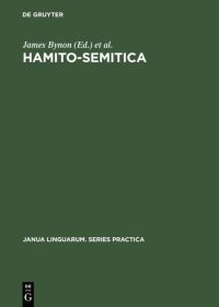 Book Cover for Hamito-Semitica by James Bynon,   Linguistics Association of Great Britain  Historical Section